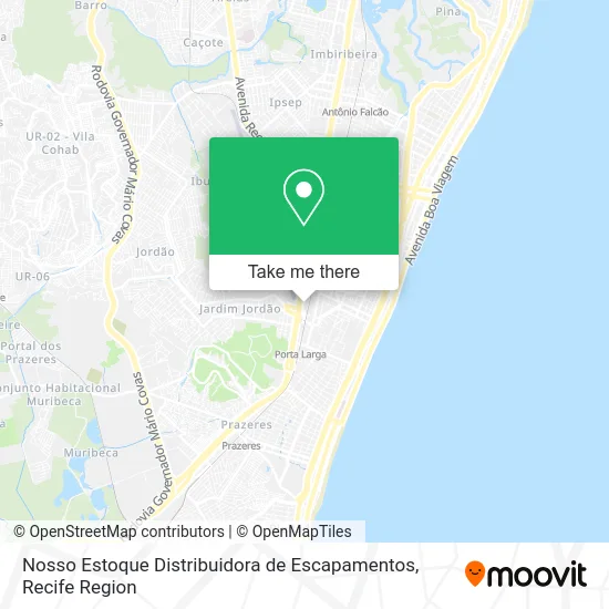 Nosso Estoque Distribuidora de Escapamentos map