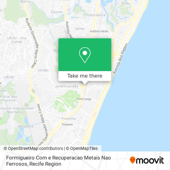 Formigueiro Com e Recuperacao Metais Nao Ferrosos map