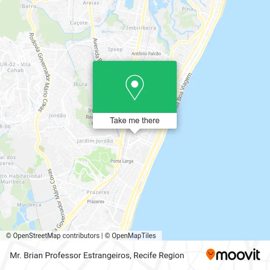 Mr. Brian Professor Estrangeiros map
