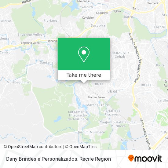Dany Brindes e Personalizados map
