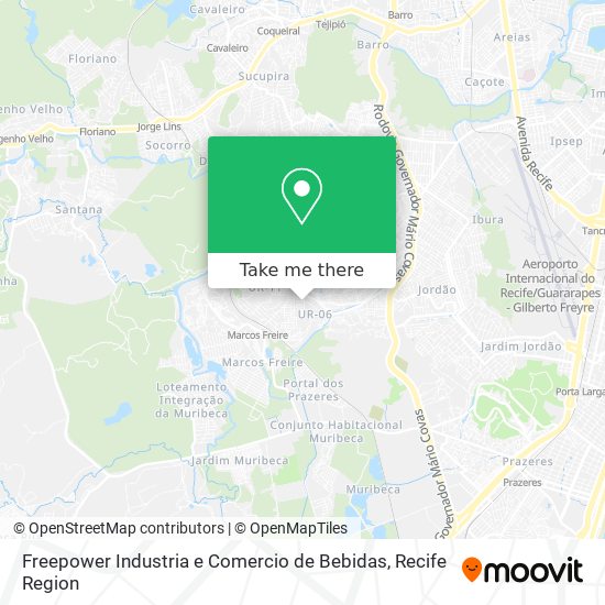 Freepower Industria e Comercio de Bebidas map