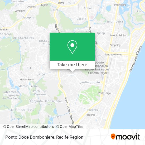 Ponto Doce Bomboniere map