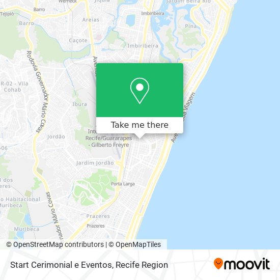 Start Cerimonial e Eventos map
