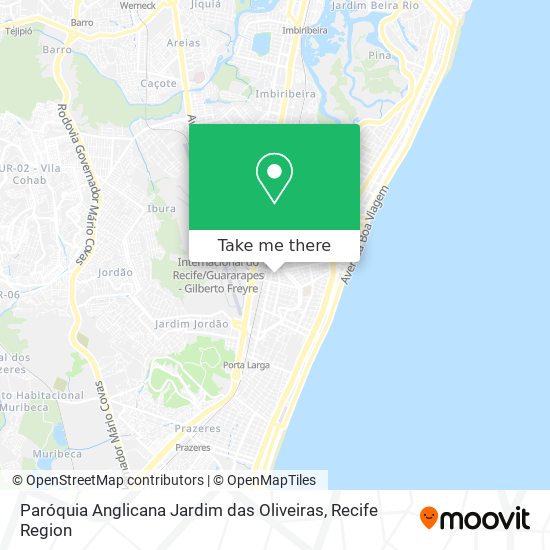 Paróquia Anglicana Jardim das Oliveiras map