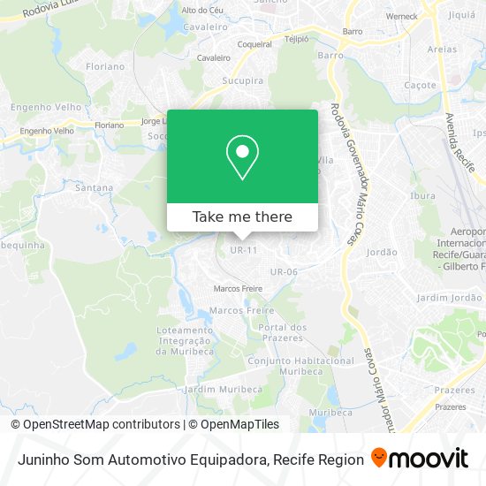 Juninho Som Automotivo Equipadora map