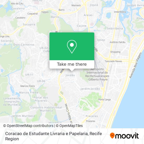 Coracao de Estudante Livraria e Papelaria map