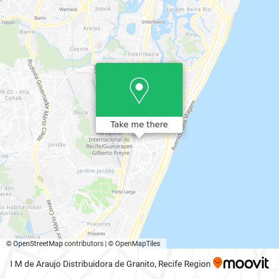 I M de Araujo Distribuidora de Granito map