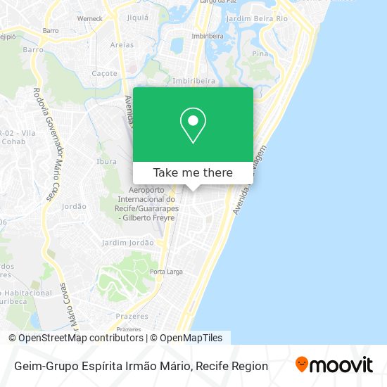 Geim-Grupo Espírita Irmão Mário map