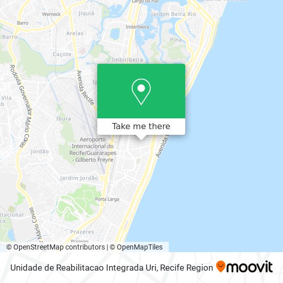 Unidade de Reabilitacao Integrada Uri map