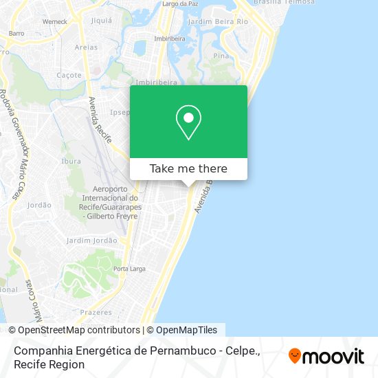 Companhia Energética de Pernambuco - Celpe. map