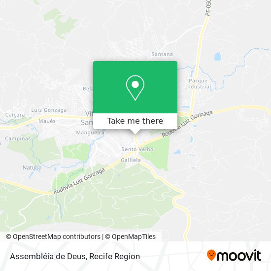 Assembléia de Deus map