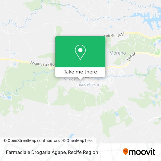 Farmácia e Drogaria Ágape map
