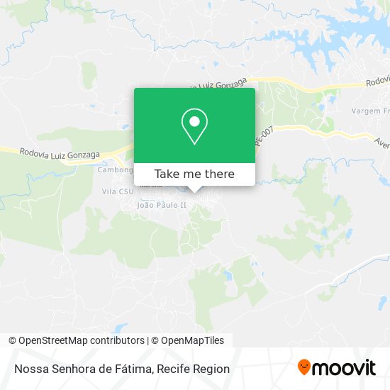 Nossa Senhora de Fátima map