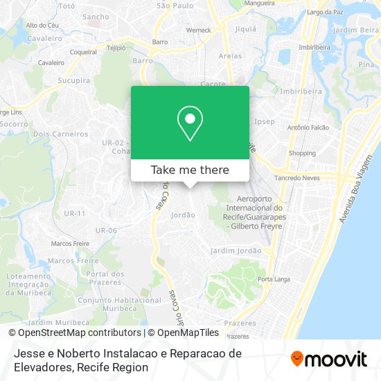 Jesse e Noberto Instalacao e Reparacao de Elevadores map