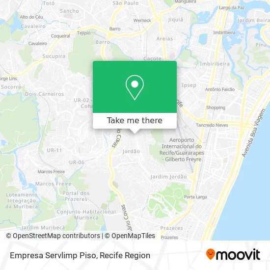 Empresa Servlimp Piso map