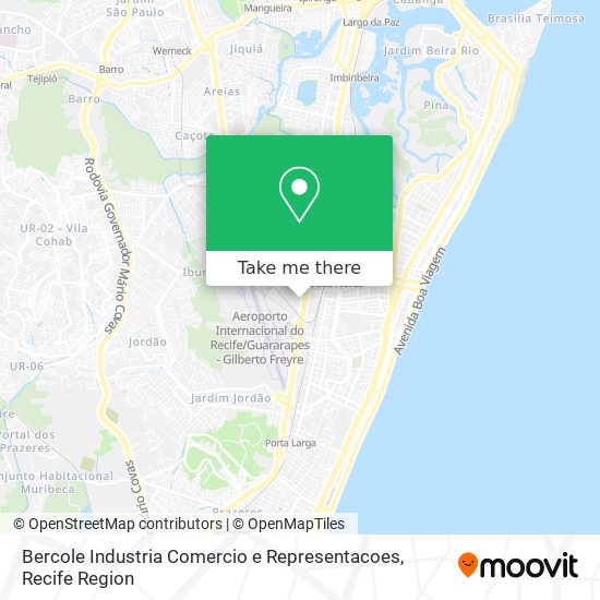 Bercole Industria Comercio e Representacoes map