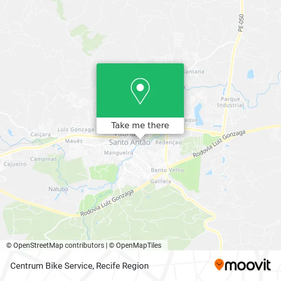 Centrum Bike Service map