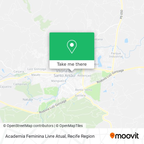 Academia Feminina Livre Atual map