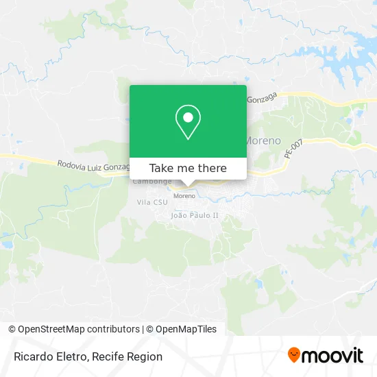 Ricardo Eletro map