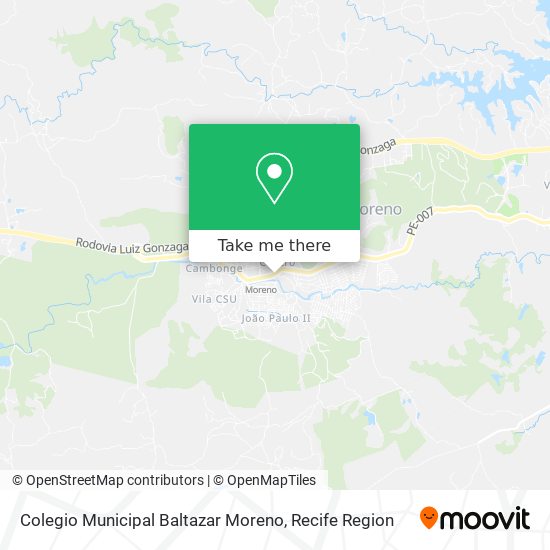 Colegio Municipal Baltazar Moreno map