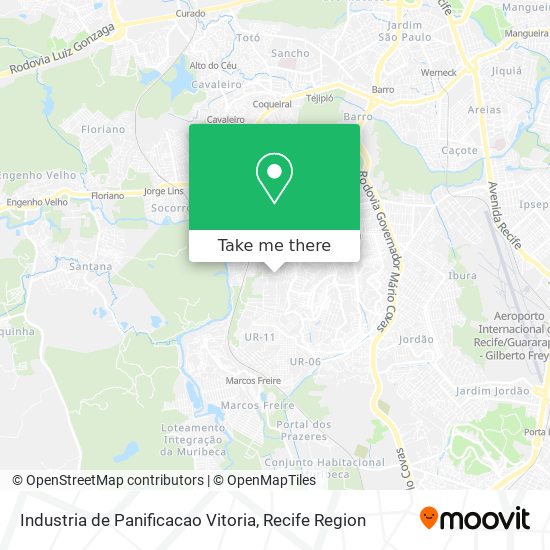 Industria de Panificacao Vitoria map