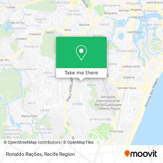 Ronaldo Rações map