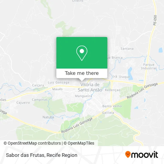 Sabor das Frutas map