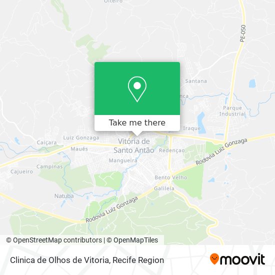 Clinica de Olhos de Vitoria map