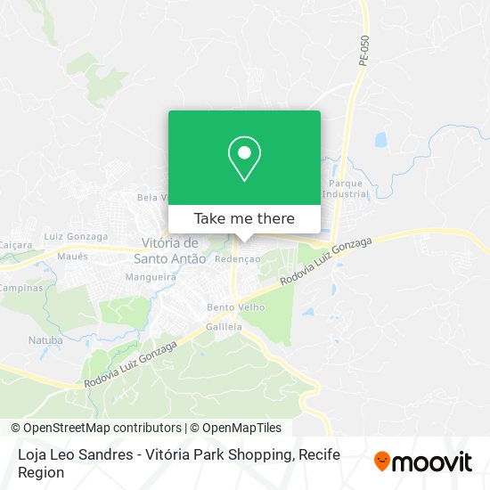 Loja Leo Sandres - Vitória Park Shopping map
