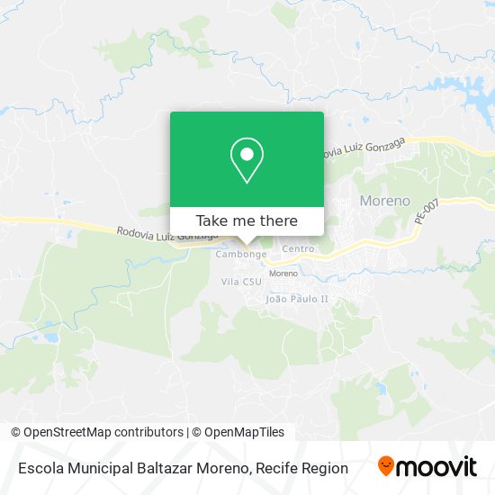 Escola Municipal Baltazar Moreno map