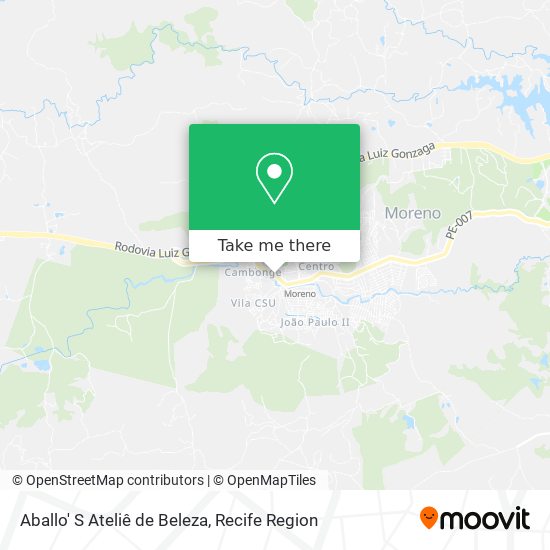 Aballo' S Ateliê de Beleza map