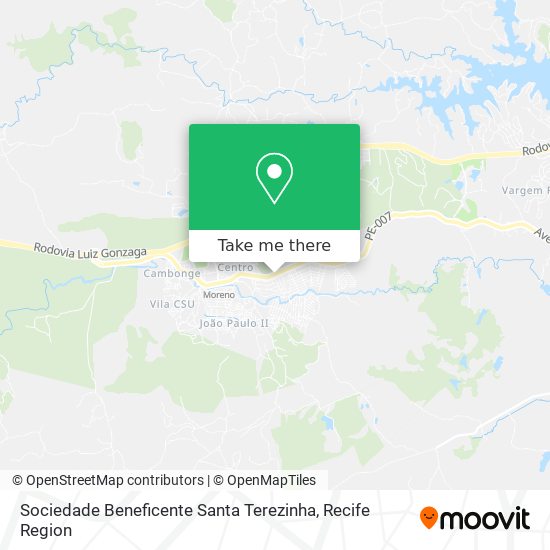 Sociedade Beneficente Santa Terezinha map