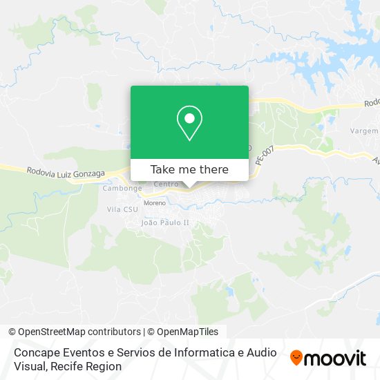 Concape Eventos e Servios de Informatica e Audio Visual map