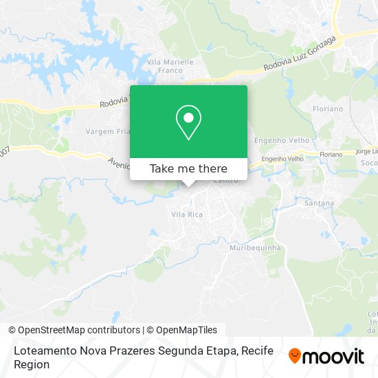 Loteamento Nova Prazeres Segunda Etapa map