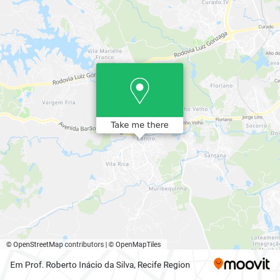 Em Prof. Roberto Inácio da Silva map