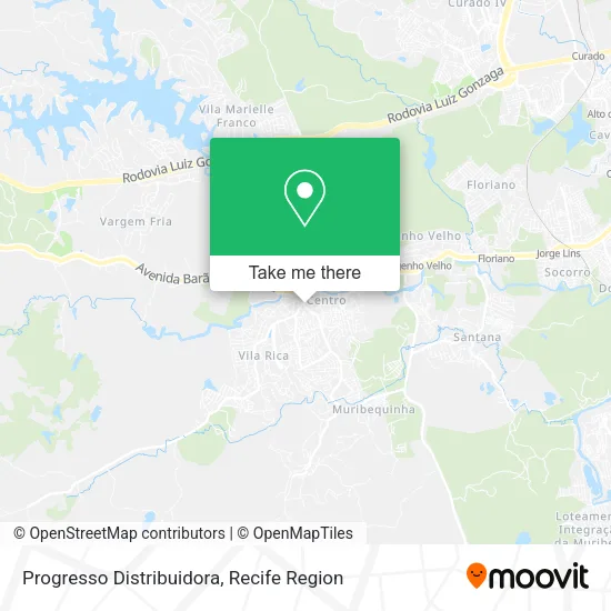 Progresso Distribuidora map