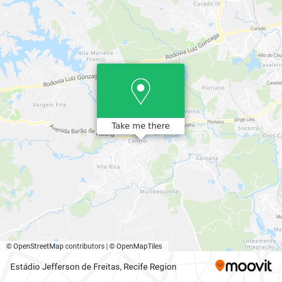 Estádio Jefferson de Freitas map