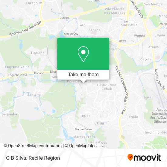 G B Silva map