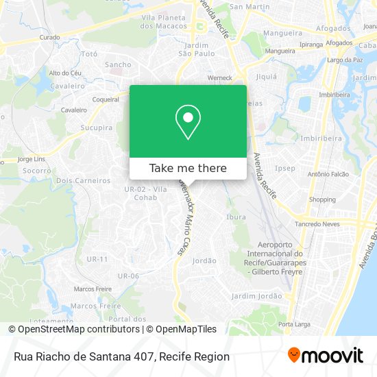 Rua Riacho de Santana 407 map