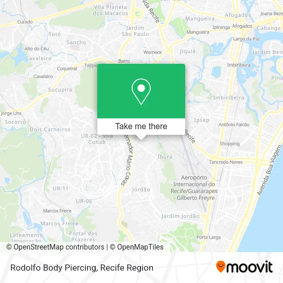 Rodolfo Body Piercing map