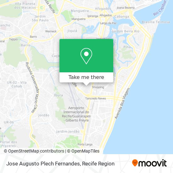 Jose Augusto Plech Fernandes map