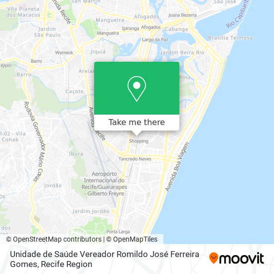 Unidade de Saúde Vereador Romildo José Ferreira Gomes map