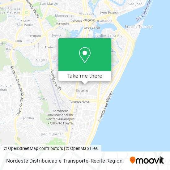 Nordeste Distribuicao e Transporte map