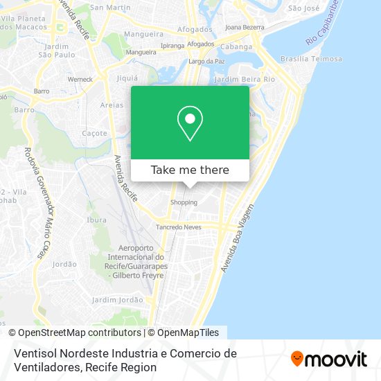 Ventisol Nordeste Industria e Comercio de Ventiladores map