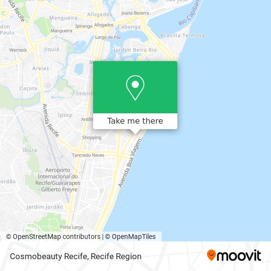 Cosmobeauty Recife map