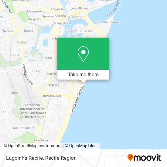 Lagoinha Recife map