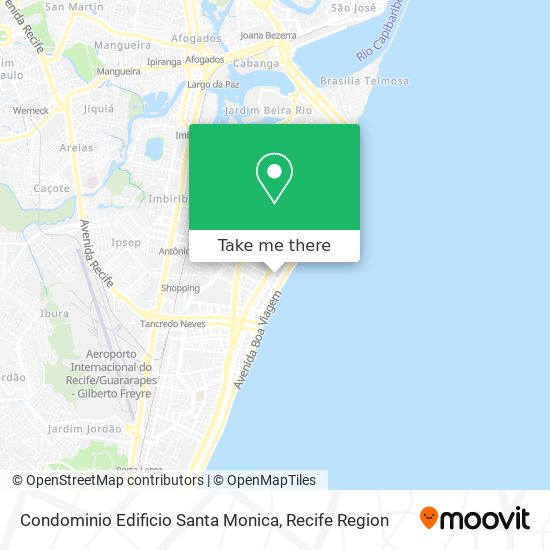 Condominio Edificio Santa Monica map