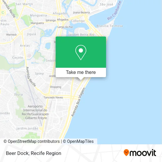 Beer Dock map