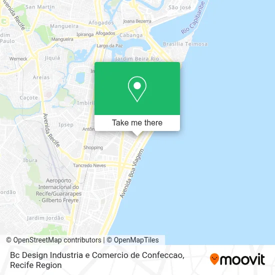Bc Design Industria e Comercio de Confeccao map