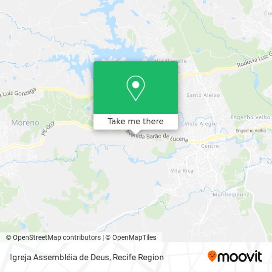 Igreja Assembléia de Deus map